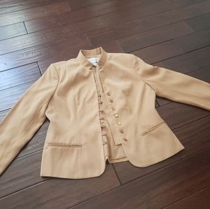 Women Taupe Tan Tower Hill Collection Blazer